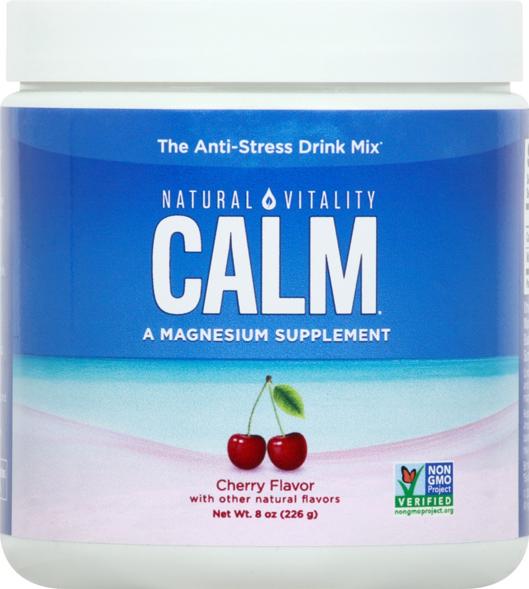 slide 6 of 12, Natural Vitality Cherry Flavor Anti-Stress Drink Mix 8 oz, 8 oz