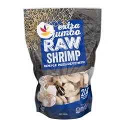 Giant Farm Raised Raw EZ-Peel Extra Jumbo Shrimp 16-20 ct Frozen