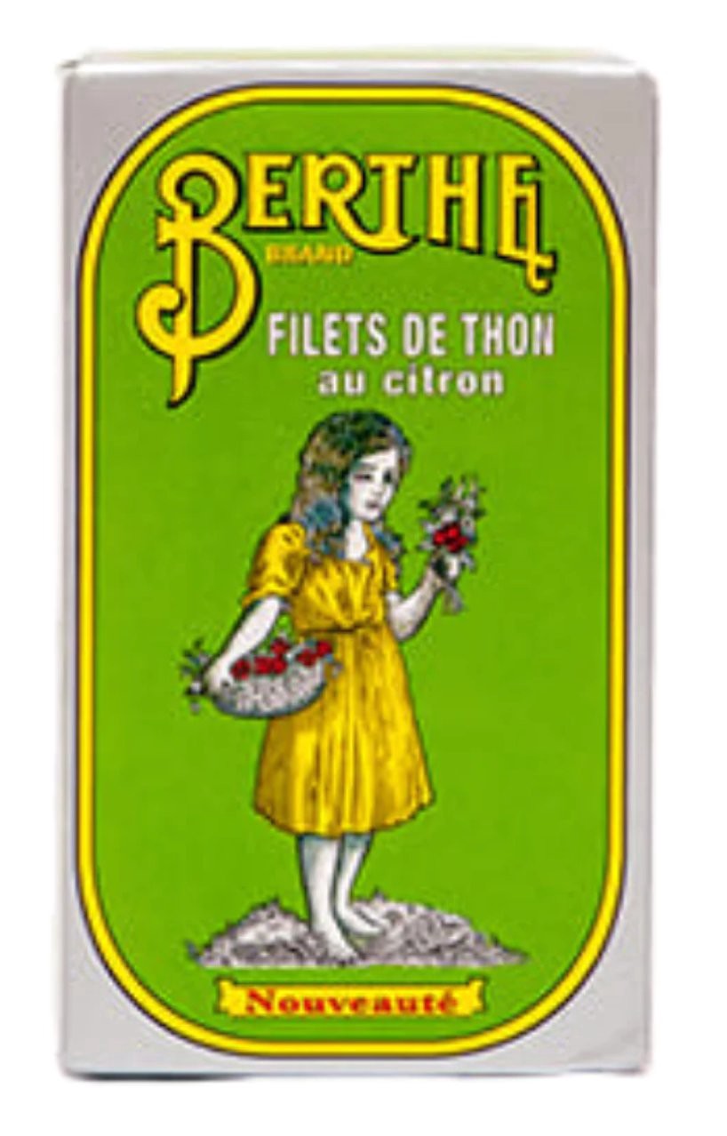 slide 1 of 1, Berthe Tuna Fillets in Lemon, 4.2 oz