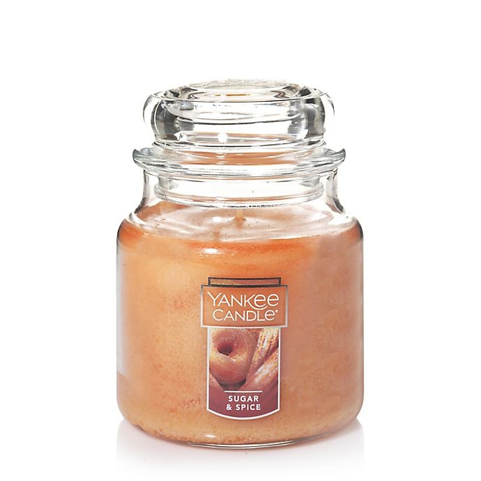 slide 1 of 1, Yankee Candle Housewarmer Sugar & Spice Medium Classic Jar Candle, 1 ct