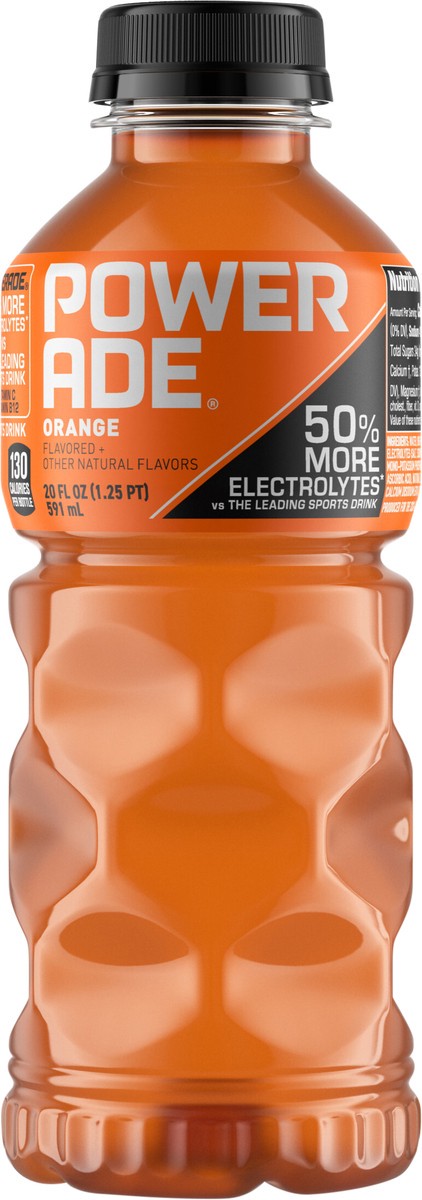 slide 6 of 7, POWERADE Orange Bottle, 20 fl oz, 20 fl oz