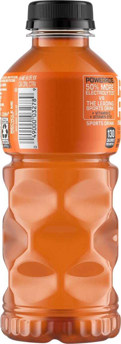 slide 4 of 7, POWERADE Orange Bottle, 20 fl oz, 20 fl oz