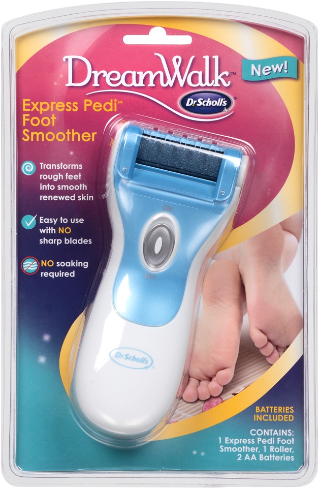 slide 1 of 1, Dr Scholls Dr Scholls Dreamwalk Express Pedi Foot Smoother, 4 ct