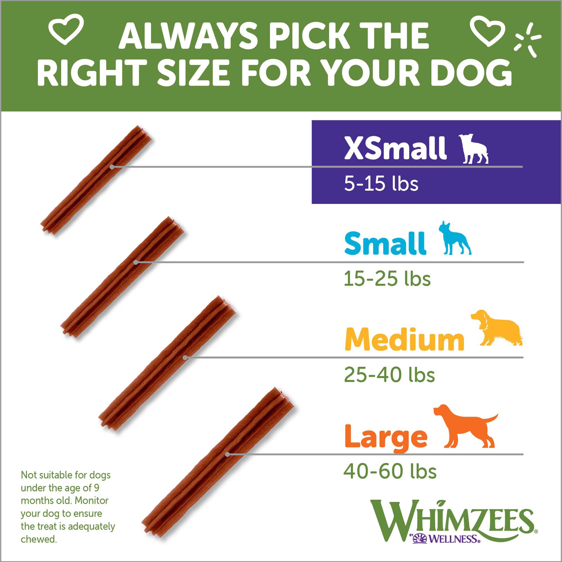 slide 2 of 5, WHIMZEES Wellness Stix Dog Dental Treats, Natural Chews, Extra Small Size Stick, (56 Count), 1 ct