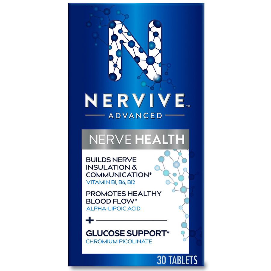 slide 1 of 1, Nervive Advanced Nerve Health + Glucose Support, Alpha Lipoic Acid, 30 ct