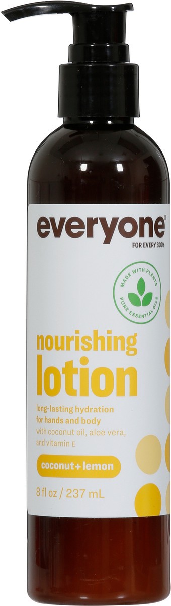 slide 4 of 9, Everyone Nourishing Coconut + Lemon Lotion 8 fl oz, 8 oz