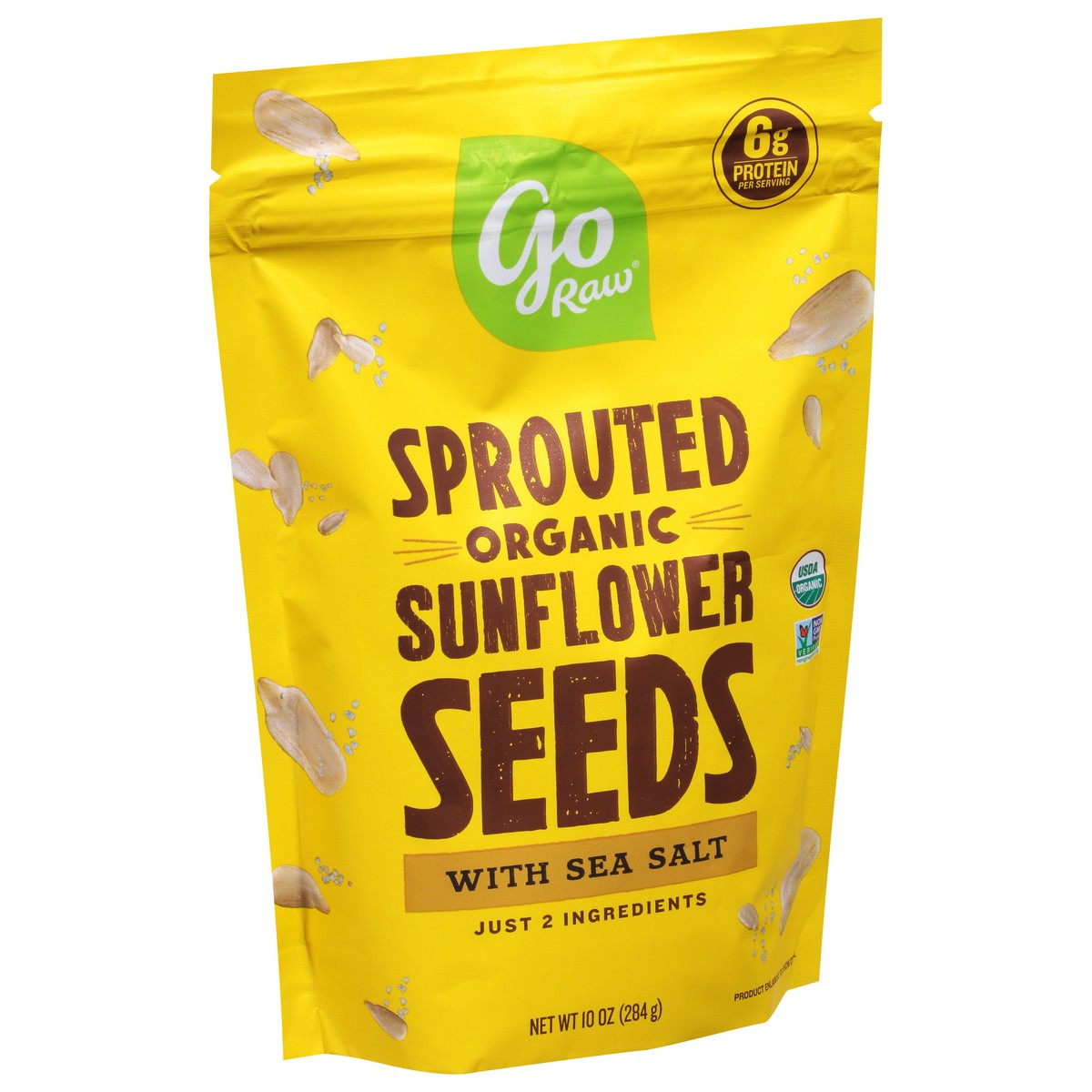 slide 4 of 9, Go Raw Organic Sprouted Sea Salt Sunflower Seeds 10 oz, 10 oz