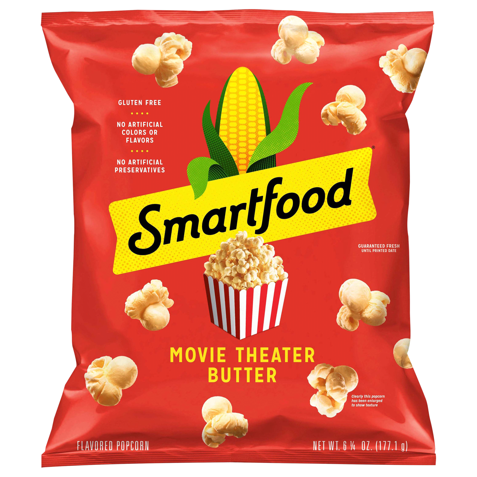 slide 1 of 3, Smartfood Popcorn Movie Theater Butter Flavored Popcorn, 7.5 oz