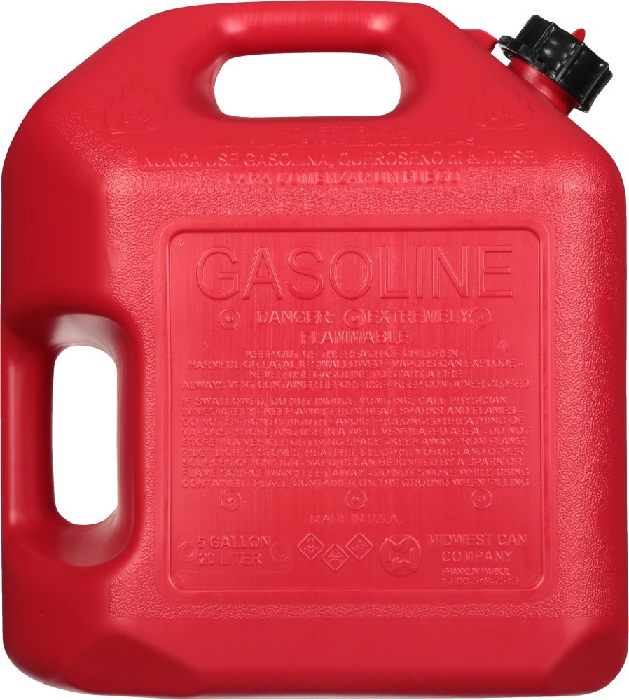 slide 2 of 6, Midwest Can Company Auto Shut Off Gasoline Can, 5 gal