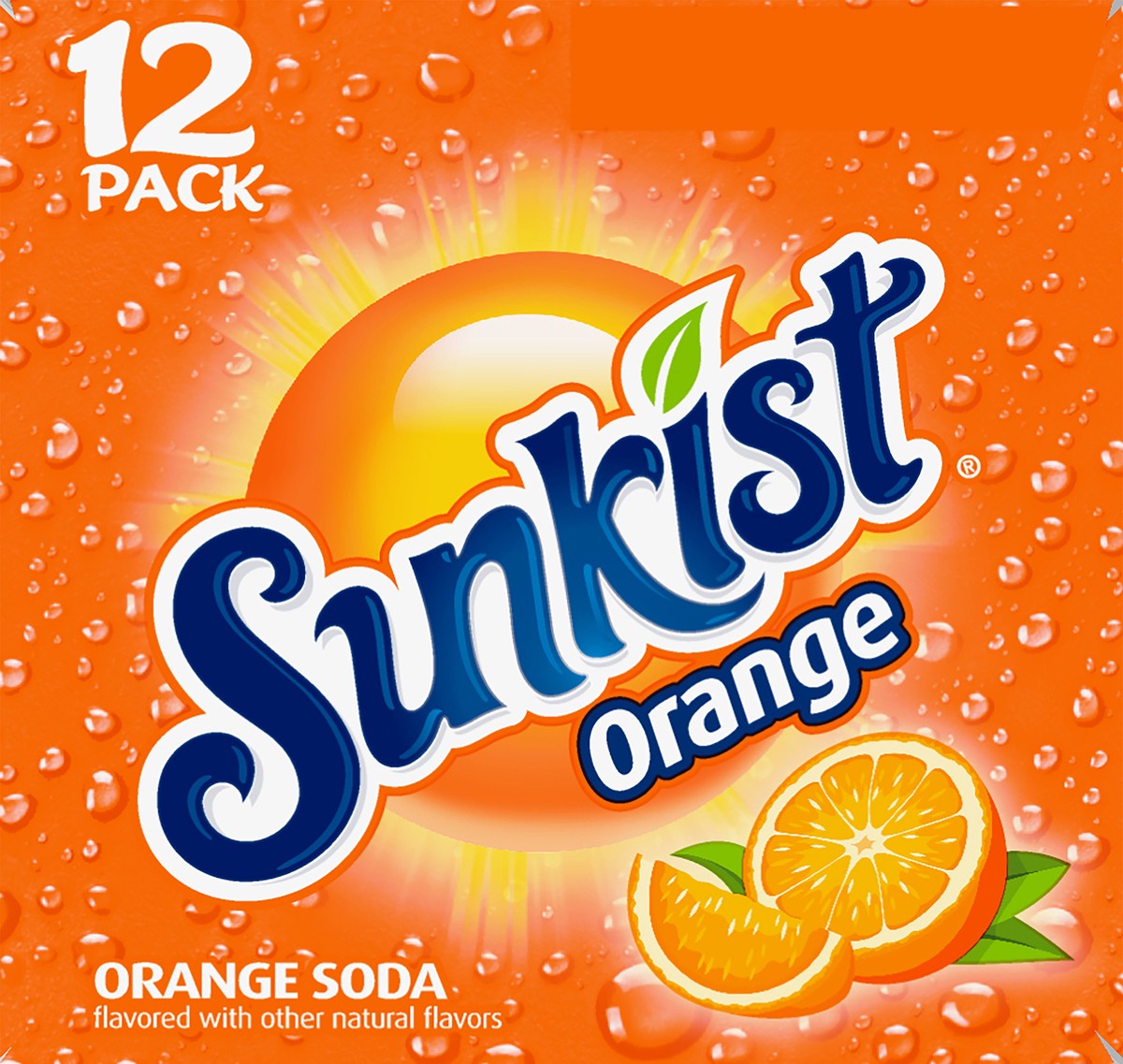 slide 6 of 7, Sunkist Orange Soda, 12 ct; 12 fl oz