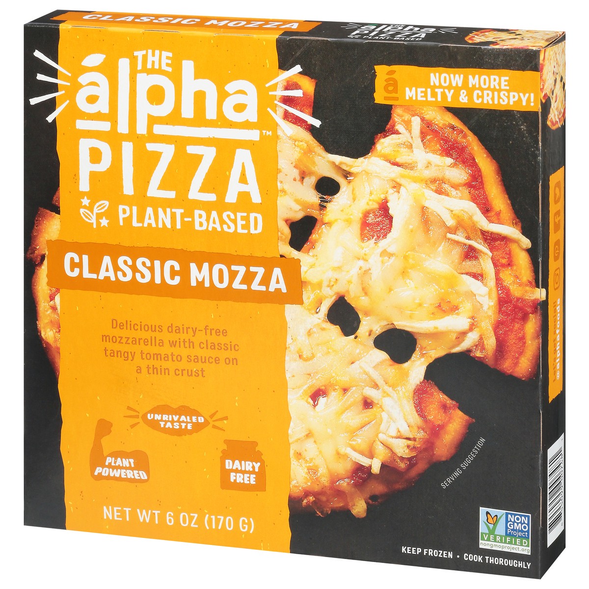 slide 10 of 13, Alpha Foods The Alpha Plant-Based Classic Mozza Pizza 6 oz Box, 6 oz