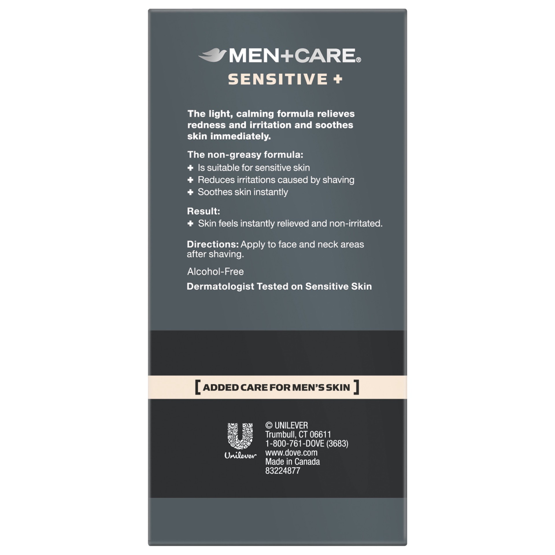 slide 3 of 3, Dove Men+Care Post Shave Balm Sensitive, 3.4 oz, 3.4 oz