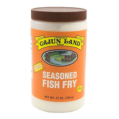 slide 1 of 1, Cajun Land Cajan Land Seasoned Fish Fry, 27 oz