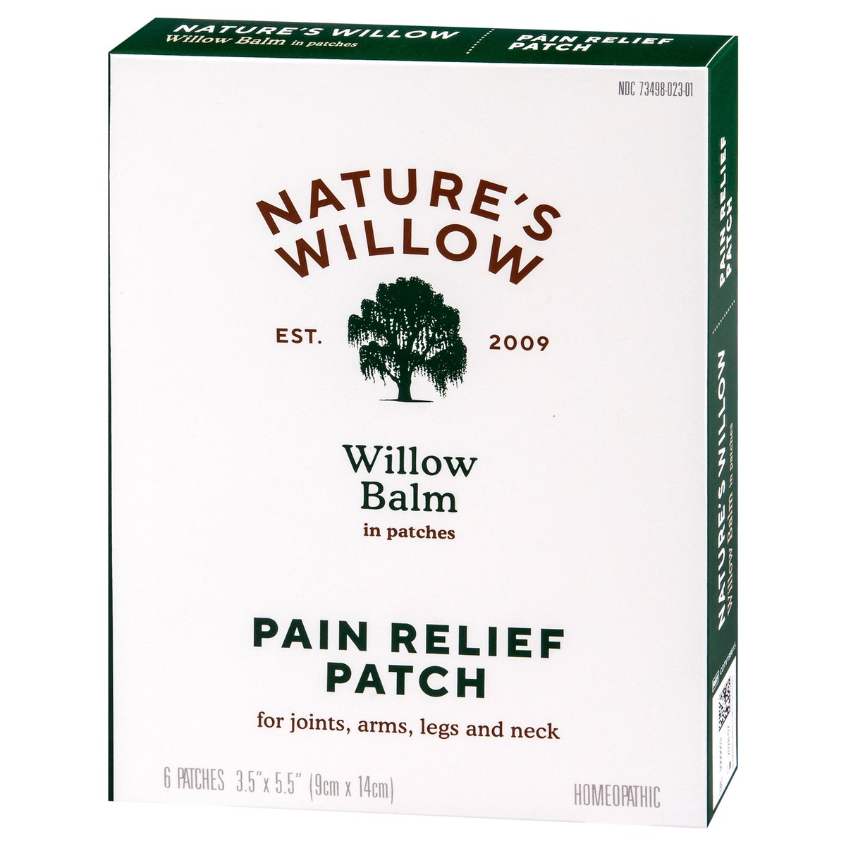 slide 4 of 4, Nature's Willow Nature’s Willow Willow Balm Pain Relieving Patch, 6 Count, 6 ct