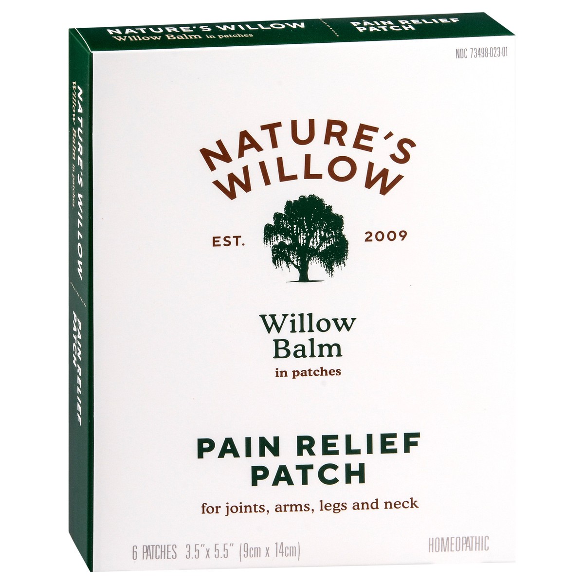 slide 3 of 4, Nature's Willow Nature’s Willow Willow Balm Pain Relieving Patch, 6 Count, 6 ct