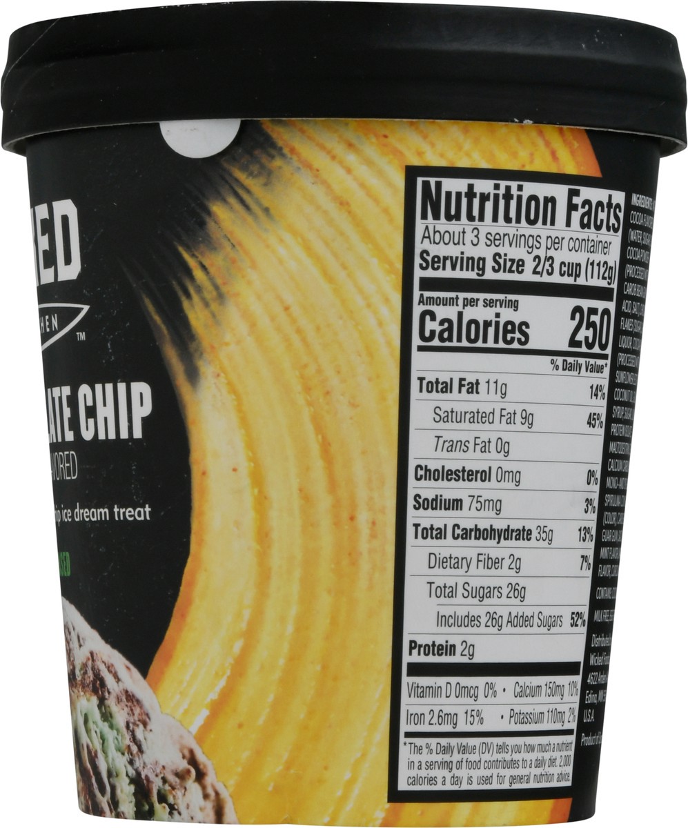 slide 8 of 9, Wicked Kitchen Mint Chocolate Chip Ice Cream 16.9 fl oz, 16.9 fl oz