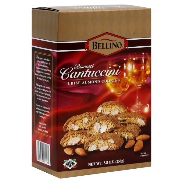 slide 1 of 1, Bellino Cookies - Biscotti Crisp Almond Cantuccini, 8.8 oz