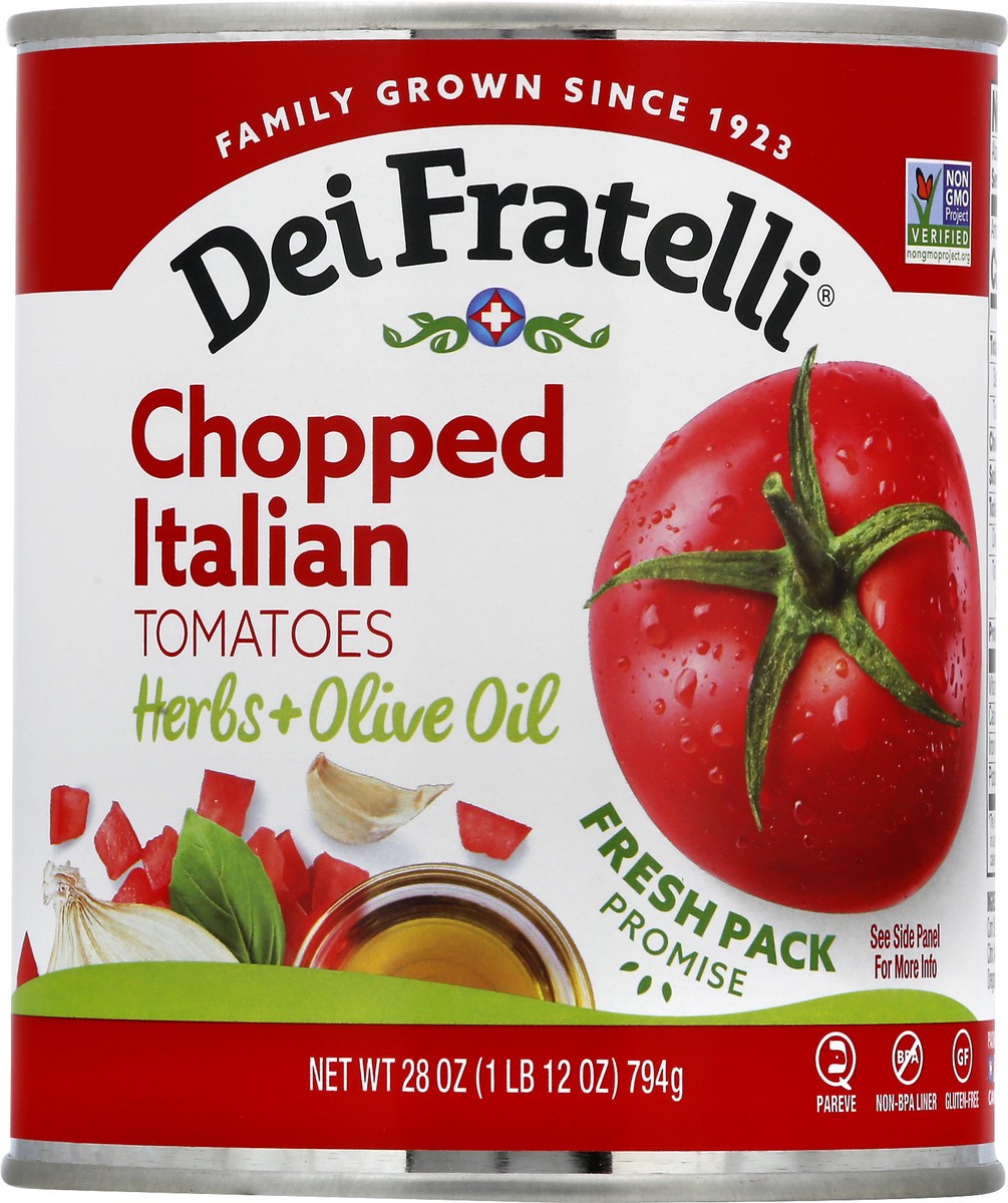 slide 5 of 10, Dei Fratelli Chopped Italian Tomatoes, 28 oz