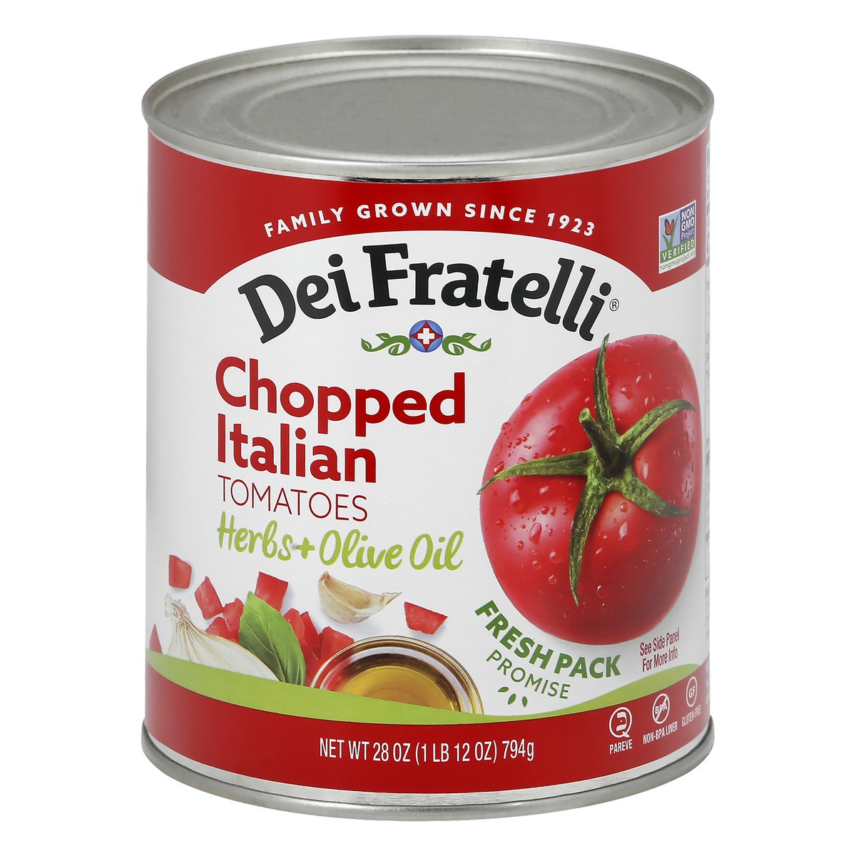 slide 1 of 10, Dei Fratelli Chopped Italian Tomatoes, 28 oz