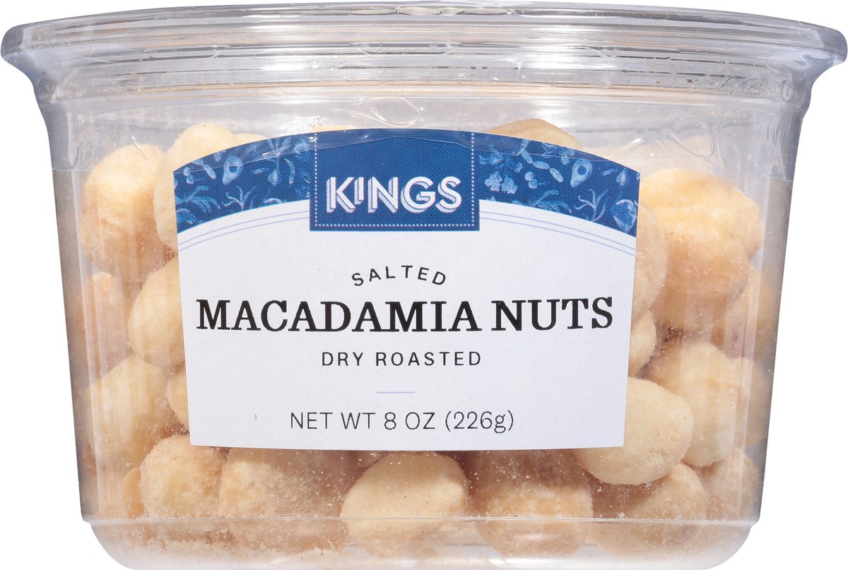 slide 3 of 14, Kings Dry Roasted Salted Macadamia Nuts 8 oz, 8 oz