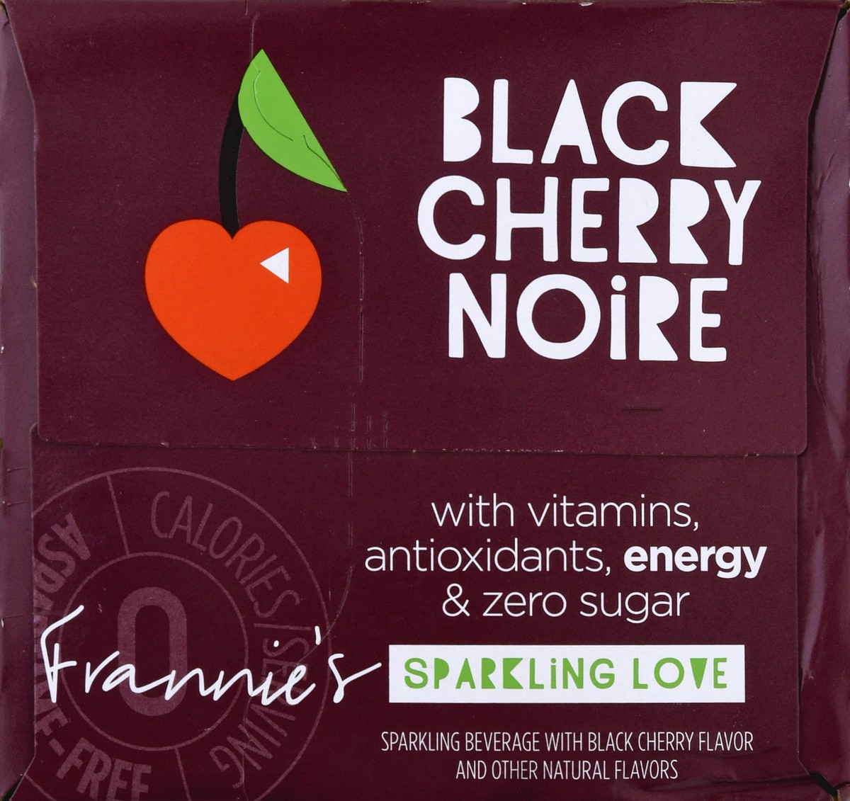 slide 4 of 13, Frannie's Black Cherry Noire Sparkling Water - 8 ct; 12 fl oz, 8 ct; 12 fl oz