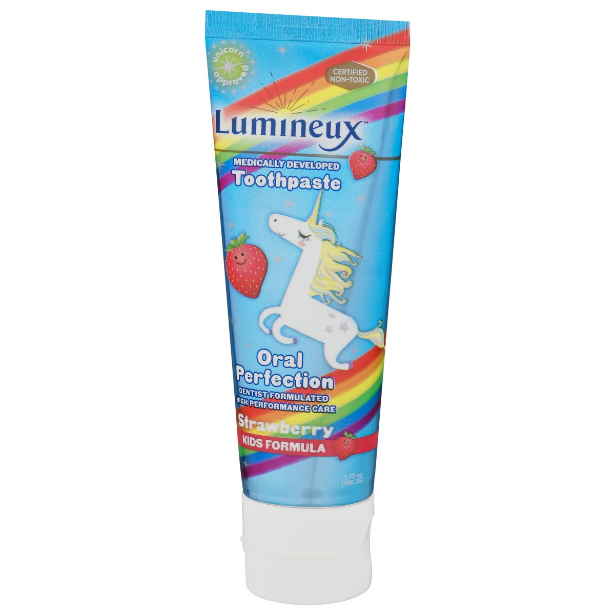 slide 2 of 11, Lumineux Oral Perfection Kids Formula Strawberry Toothpaste 3.75 oz, 3.75 oz