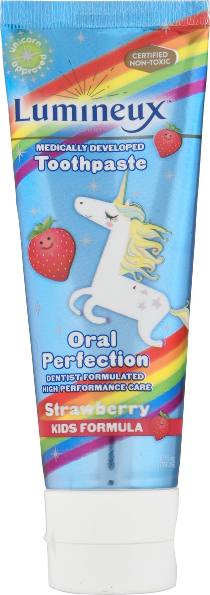 slide 4 of 11, Lumineux Oral Perfection Kids Formula Strawberry Toothpaste 3.75 oz, 3.75 oz