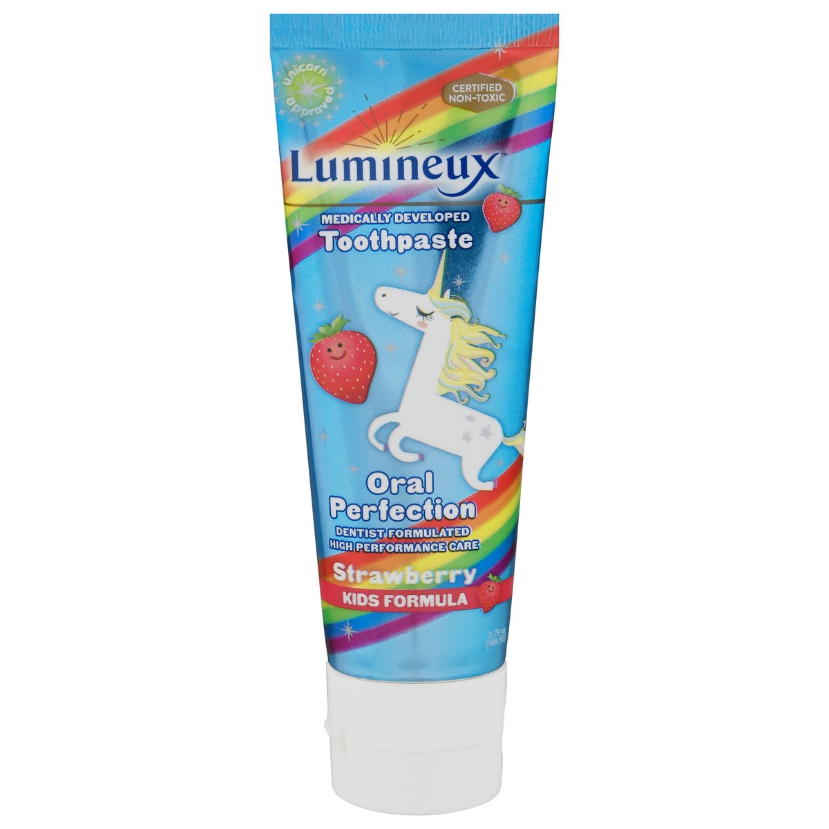 slide 1 of 11, Lumineux Oral Perfection Kids Formula Strawberry Toothpaste 3.75 oz, 3.75 oz