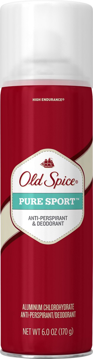 slide 6 of 7, Old Spice High Endurance Pure Sport Anti-Perspirant/Deodorant 6 oz, 6 oz