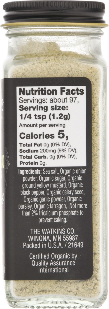 slide 8 of 9, Watkins Organic Potato Salad Seasng, 4.1 oz