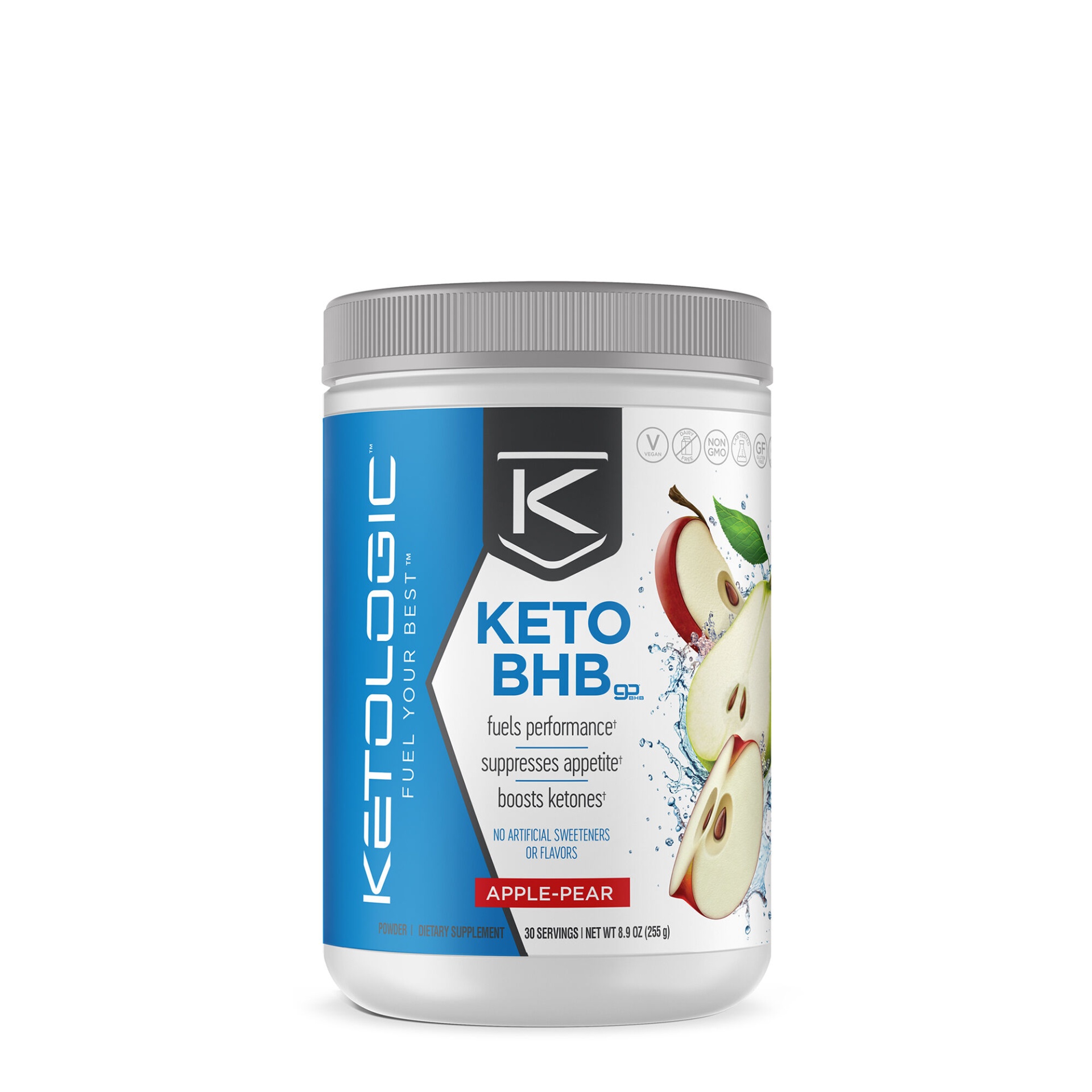 slide 1 of 1, KetoLogic Keto BHB - Apple-Pear, 1 ct