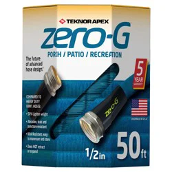 Teknor Apex Zero-G 1/2 In X 50 Ft Porch Patio Recreation Woven Hose