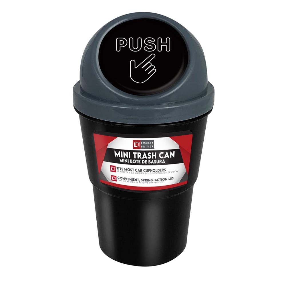 slide 1 of 1, Luxury Driver Mini Trash Can, 5.12 oz