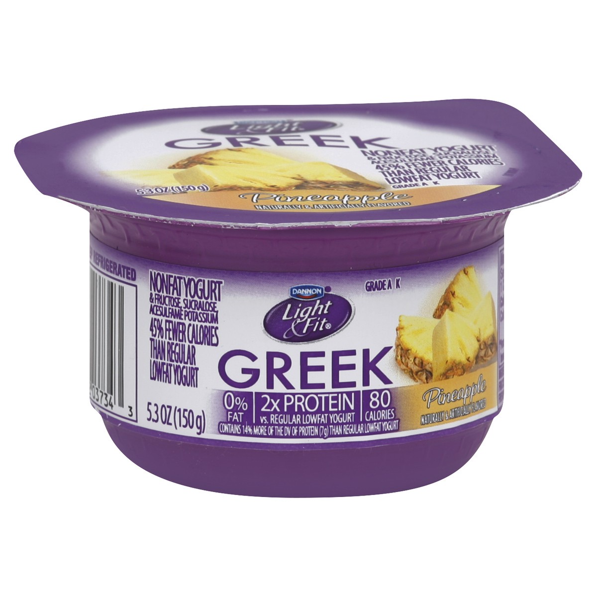slide 3 of 3, Light & Fit Yogurt - 5.3 oz, 5.3 oz