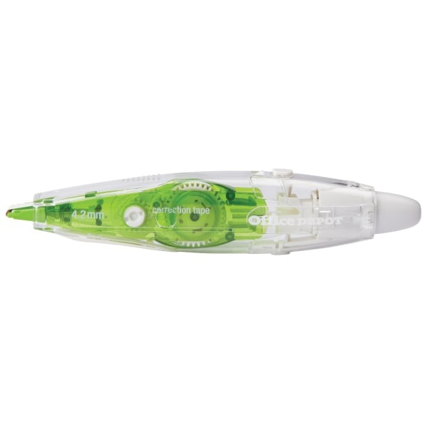 slide 1 of 2, Office Depot Brand Correction Tape Pen, Opaque White, 1 ct