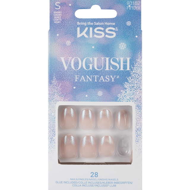 slide 1 of 1, KISS Ks Voguish Fantasy Nails- Dear Miracle, 1 ct