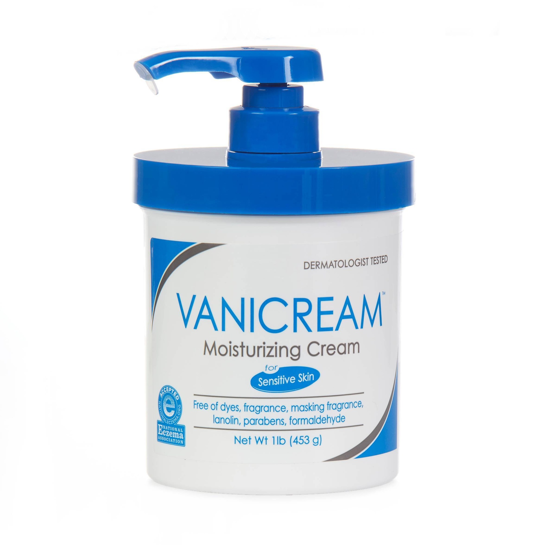 slide 1 of 1, Vanicream Moisturizing Cream with Pump, Fragrance Free - 16oz, 16 oz