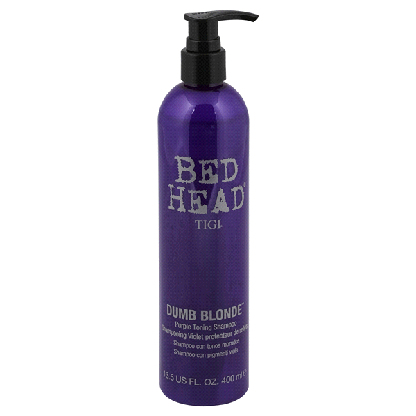 slide 1 of 2, Tigi Bed Head Dumb Blonde Purple Toning Shampoo, 4.23 oz