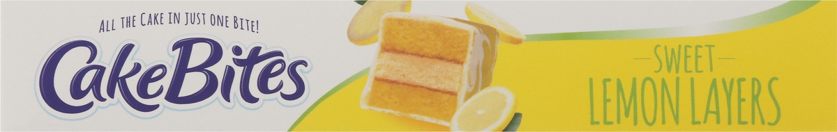 slide 9 of 9, Cakebites Sweet Lemon Layers Cake Snacks, 8 oz