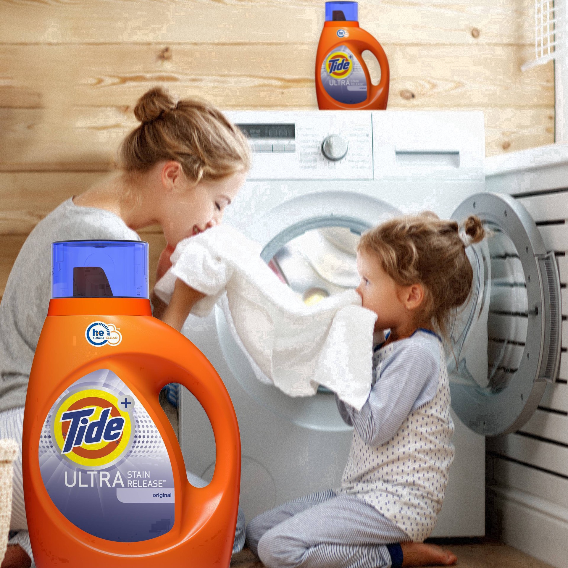 slide 57 of 110, Tide Ultra Stain Release Liquid Laundry Detergent, Original, 48 loads, 92 fl oz, HE Compatible, 92 fl oz