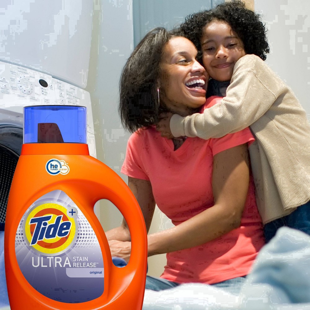 slide 81 of 110, Tide Ultra Stain Release Liquid Laundry Detergent, Original, 48 loads, 92 fl oz, HE Compatible, 92 fl oz