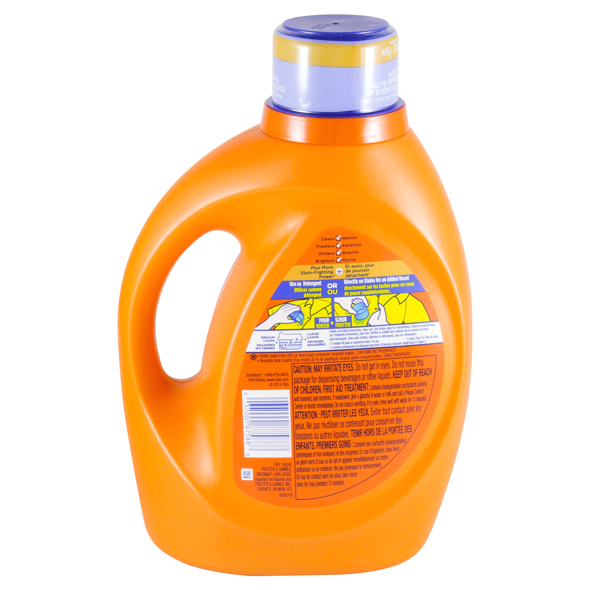 slide 49 of 110, Tide Ultra Stain Release Liquid Laundry Detergent, Original, 48 loads, 92 fl oz, HE Compatible, 92 fl oz