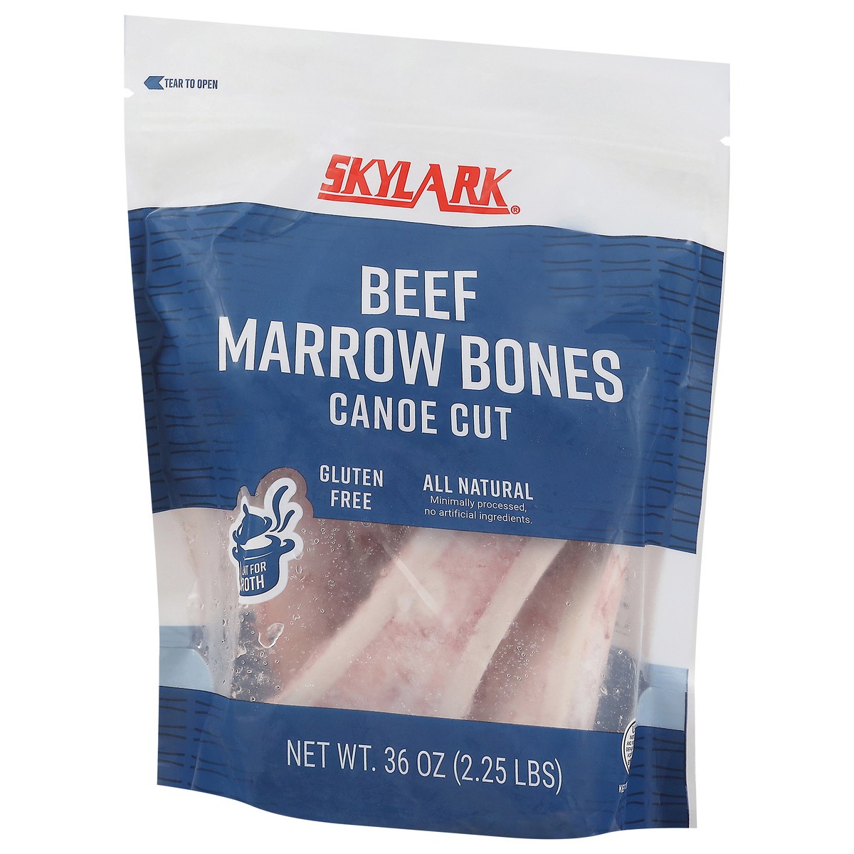 slide 3 of 13, Skylark Canoe Cut Beef Marrow Bones 36 oz, 36 oz