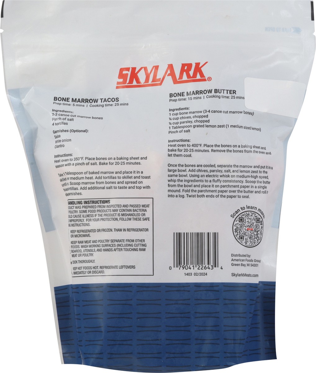 slide 8 of 13, Skylark Canoe Cut Beef Marrow Bones 36 oz, 36 oz