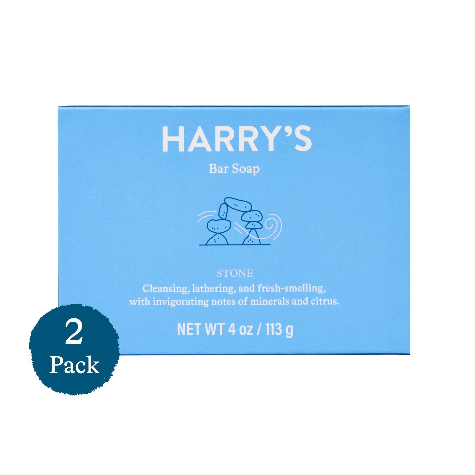 slide 1 of 5, Harry's Stone Bar Soap - 4oz/2pk, 2 ct; 4 oz