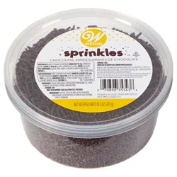 Wilton CHOCOLATE JIMMIES TUB 10.5 OZ