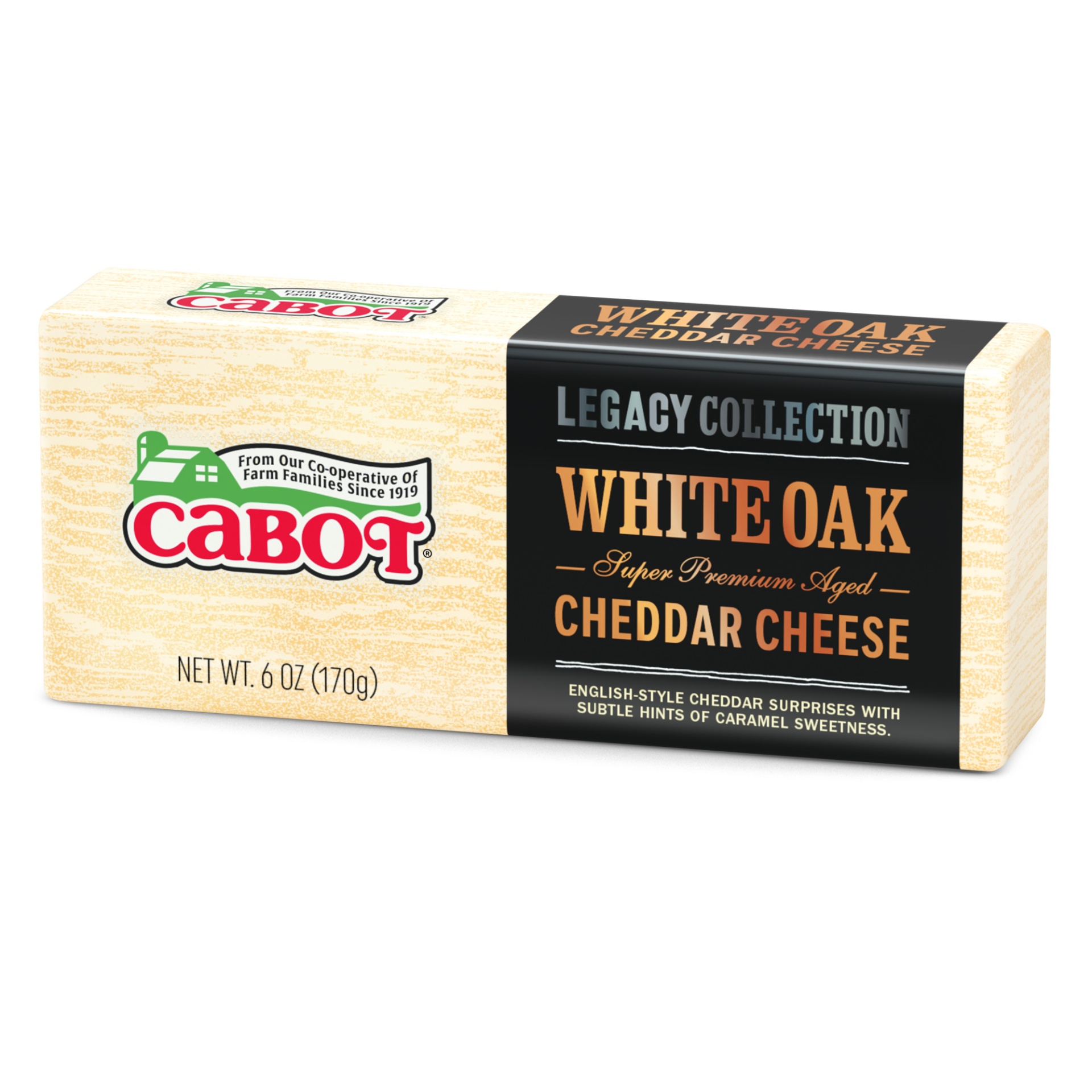 slide 3 of 4, Cabot White Oak Cheddar Cheese, 6 oz