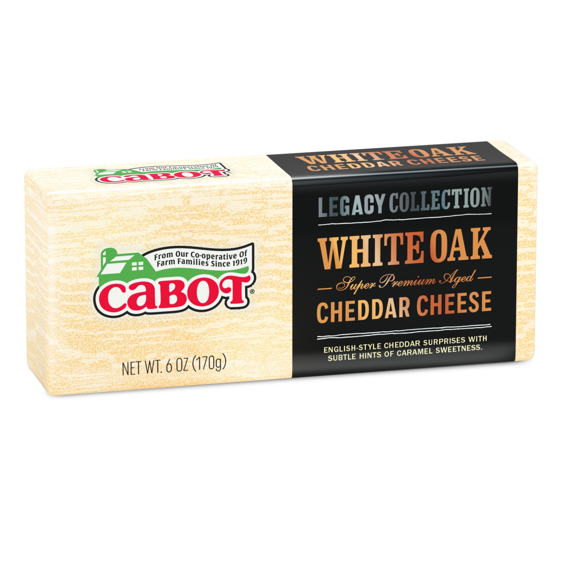 slide 4 of 4, Cabot White Oak Cheddar Cheese, 6 oz