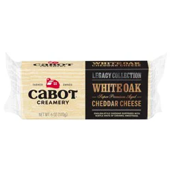 Cabot Creamery Legacy Collection White Oak Cheddar Cheese Block 6 oz