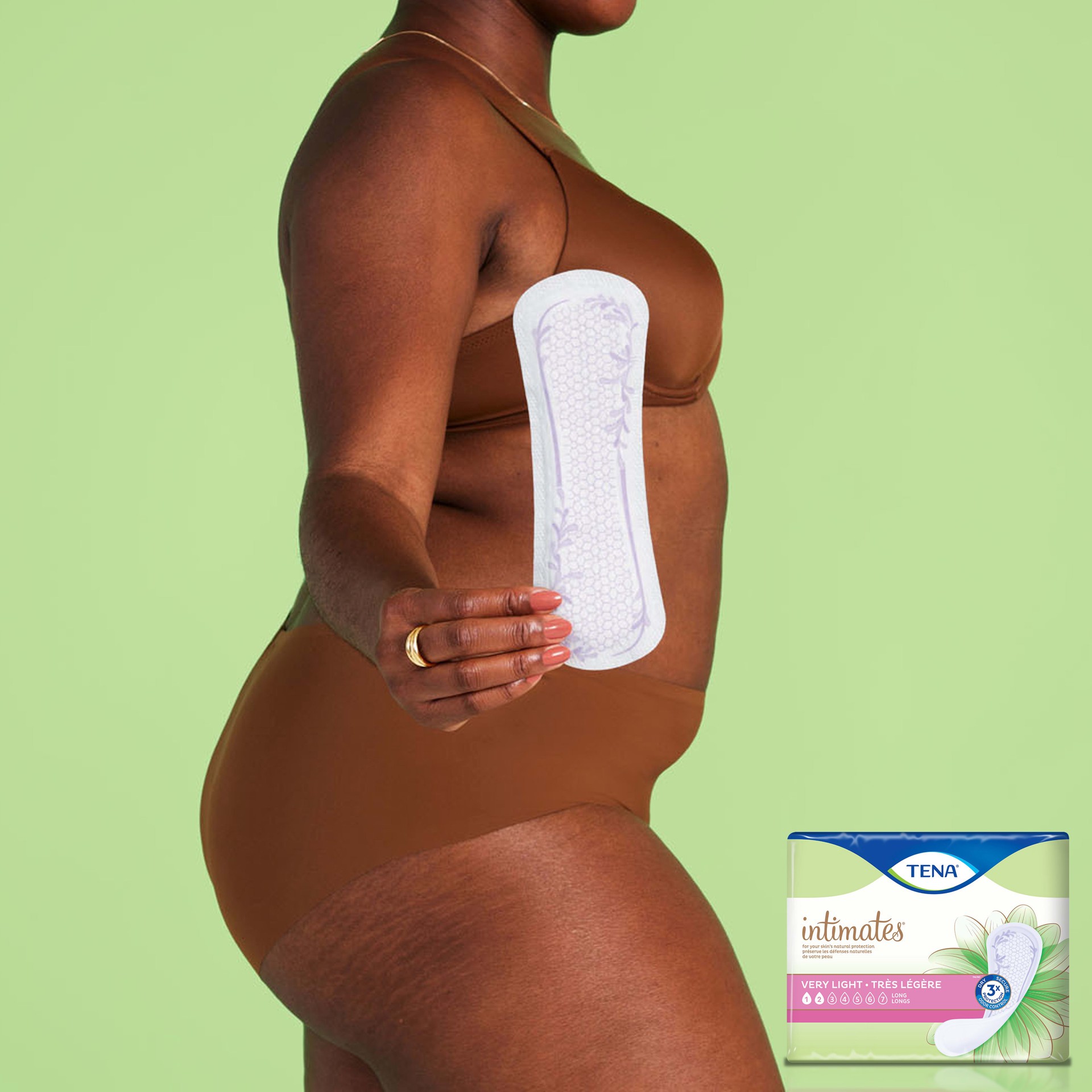 slide 7 of 9, Tena Intimates Very Light Long 2 Liners 50 ea, 50 ct